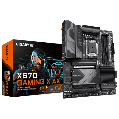 Материнська плата Gigabyte X670 GAMING X AX (sAM5, AMD X670) (Відновлено продавцем, 661358) купити з перевіркою сумісності: огляд, характеристики, ціна у Києві, Львові, Вінниці, Хмельницькому, Івано-Франківську, Україні | інтернет-магазин TELEMART.UA фото