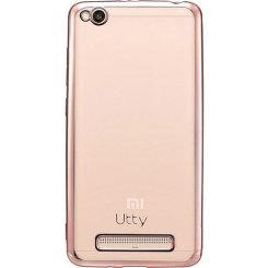 Чохол Чeхол Utty Electroplating для Xiaomi Redmi 4a Pink