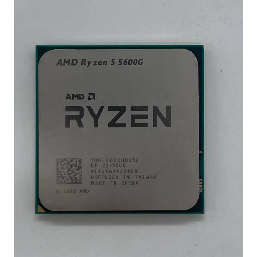 Купить Процессор AMD Ryzen 5 5600G 3.9(4.4)GHz 16MB sAM4 Tray (100-000000252) (Восстановлено продавцом, 661470) с проверкой совместимости: обзор, характеристики, цена в Киеве, Днепре, Одессе, Харькове, Украине | интернет-магазин TELEMART.UA фото