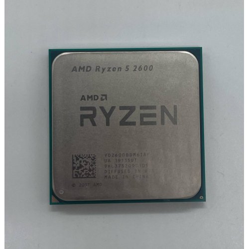 Купить Процессор AMD Ryzen 5 2600 3.4(3.9)GHz 16MB sAM4 Tray (YD2600BBM6IAF) (Восстановлено продавцом, 661602) с проверкой совместимости: обзор, характеристики, цена в Киеве, Днепре, Одессе, Харькове, Украине | интернет-магазин TELEMART.UA фото