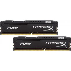 Озу Kingston DDR4 16GB (2x8GB) 3200Mhz HyperX Fury Black (HX432C18FB2K2/16) (Восстановлено продавцом, 661605)