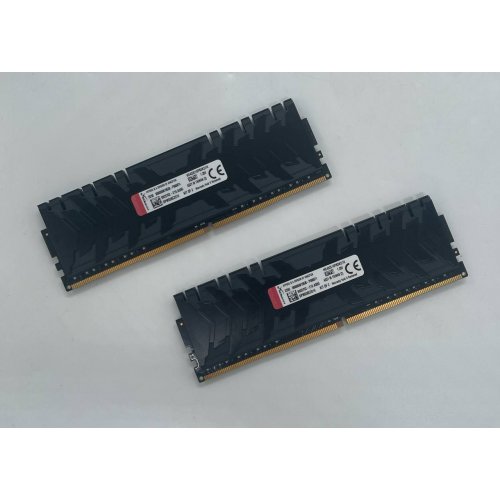 Озп Kingston DDR4 16GB (2x8GB) 3200Mhz HyperX Fury Black (HX432C18FB2K2/16) (Відновлено продавцем, 661605) купити з перевіркою сумісності: огляд, характеристики, ціна у Києві, Львові, Вінниці, Хмельницькому, Івано-Франківську, Україні | інтернет-магазин TELEMART.UA фото