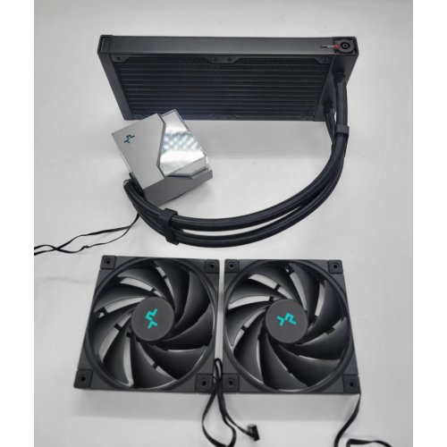 Уцінка готова сво Deepcool LT520 (R-LT520-BKAMNF-G-1) Black (Сліди використання, 661646) купити з перевіркою сумісності: огляд, характеристики, ціна у Києві, Львові, Вінниці, Хмельницькому, Івано-Франківську, Україні | інтернет-магазин TELEMART.UA фото