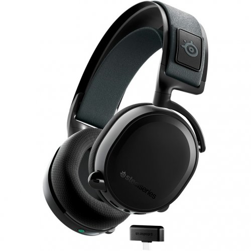 Купить Наушники SteelSeries Arctis 7X+ Wireless (61472) Black - цена в Харькове, Киеве, Днепре, Одессе
в интернет-магазине Telemart фото