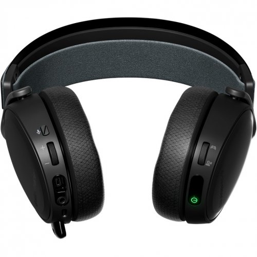 Купить Наушники SteelSeries Arctis 7X+ Wireless (61472) Black - цена в Харькове, Киеве, Днепре, Одессе
в интернет-магазине Telemart фото