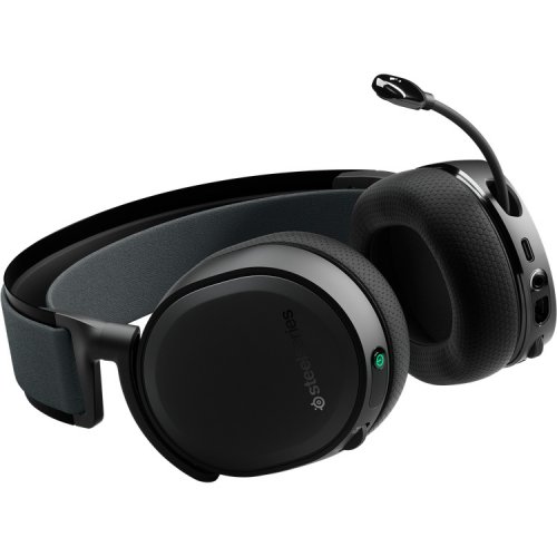 Купить Наушники SteelSeries Arctis 7X+ Wireless (61472) Black - цена в Харькове, Киеве, Днепре, Одессе
в интернет-магазине Telemart фото