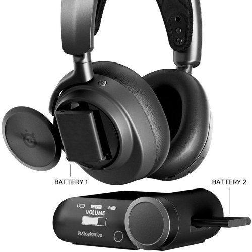 Купить Наушники SteelSeries Arctis Nova Pro Wireless X (61521) Black - цена в Харькове, Киеве, Днепре, Одессе
в интернет-магазине Telemart фото