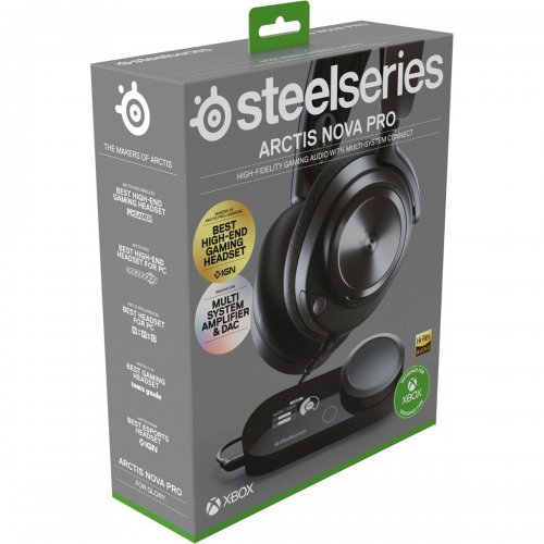 Купить Наушники SteelSeries Arctis Nova Pro X (61528) Black - цена в Харькове, Киеве, Днепре, Одессе
в интернет-магазине Telemart фото