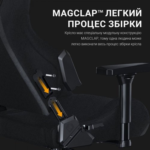 Ігрове крісло Anda Seat Kaiser Frontier XL (AD12YXL-17-B-F-B01) Black купити в Україні: Київ, Львів, Хмельницький, Тернопіль, Івано-Франківськ | Низька ціна, відгуки, характеристики від TELEMART фото