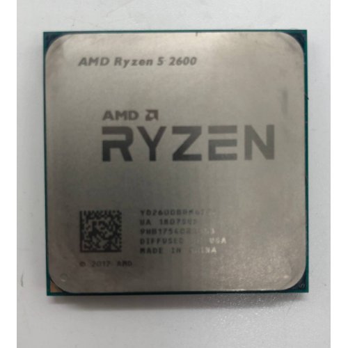 Купить Процессор AMD Ryzen 5 2600 3.4(3.9)GHz 16MB sAM4 Tray (YD2600BBM6IAF) (Восстановлено продавцом, 661734) с проверкой совместимости: обзор, характеристики, цена в Киеве, Днепре, Одессе, Харькове, Украине | интернет-магазин TELEMART.UA фото