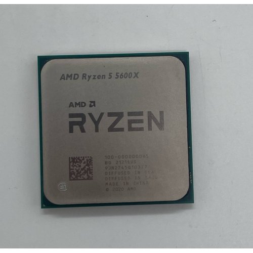 Процесор AMD Ryzen 5 5600X 3.7(4.6)GHz 32MB sAM4 Multipack (100-100000065MPK) (Відновлено продавцем, 661756) купити з перевіркою сумісності: огляд, характеристики, ціна у Києві, Львові, Вінниці, Хмельницькому, Івано-Франківську, Україні | інтернет-магазин TELEMART.UA фото