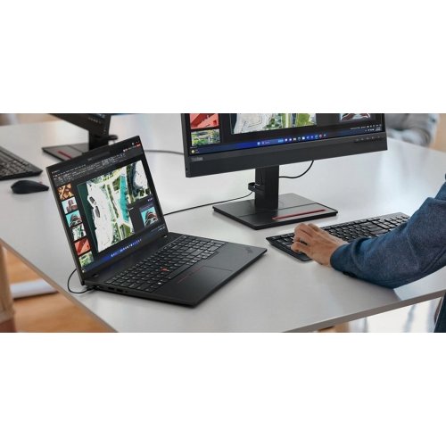 Купить Ноутбук Lenovo ThinkPad T16 Gen 3 (21MN005FRA) Black - цена в Харькове, Киеве, Днепре, Одессе
в интернет-магазине Telemart фото