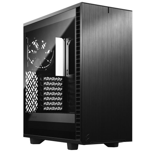 Корпус Fractal Design Define 7 Compact Light Tempered Glass без БП (FD-C-DEF7C-03) Black (Відновлено продавцем, 661824) купити з перевіркою сумісності: огляд, характеристики, ціна у Києві, Львові, Вінниці, Хмельницькому, Івано-Франківську, Україні | інтернет-магазин TELEMART.UA фото