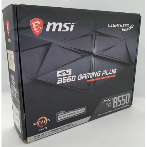 Материнська плата MSI MPG B550 GAMING PLUS (sAM4, AMD B550) (Відновлено продавцем, 661848) купити з перевіркою сумісності: огляд, характеристики, ціна у Києві, Львові, Вінниці, Хмельницькому, Івано-Франківську, Україні | інтернет-магазин TELEMART.UA фото