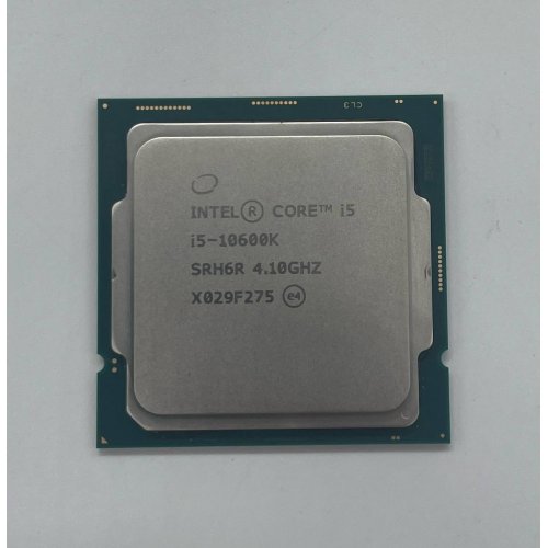 Процесор Intel Core i5-10600K 4.1(4.8)GHz 12MB s1200 Tray (CM8070104282134) (Відновлено продавцем, 662023) купити з перевіркою сумісності: огляд, характеристики, ціна у Києві, Львові, Вінниці, Хмельницькому, Івано-Франківську, Україні | інтернет-магазин TELEMART.UA фото