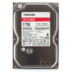 Жорсткий диск Toshiba P300 1TB 64MB 7200RPM 3.5" (HDWD110UZSVA) (Відновлено продавцем, 662125)