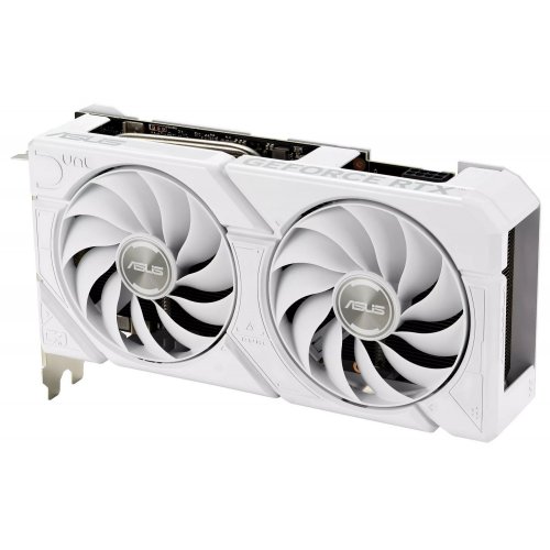 Купить Видеокарта Asus GeForce RTX 4060 Dual EVO White 8192MB (DUAL-RTX4060-8G-EVO-WHITE) с проверкой совместимости: обзор, характеристики, цена в Киеве, Днепре, Одессе, Харькове, Украине | интернет-магазин TELEMART.UA фото