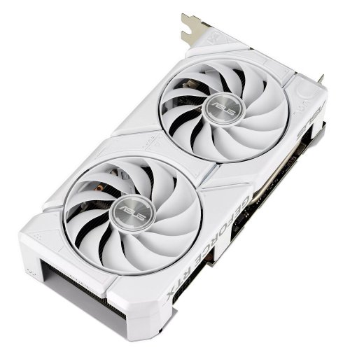 Купить Видеокарта Asus GeForce RTX 4060 Dual EVO White 8192MB (DUAL-RTX4060-8G-EVO-WHITE) с проверкой совместимости: обзор, характеристики, цена в Киеве, Днепре, Одессе, Харькове, Украине | интернет-магазин TELEMART.UA фото