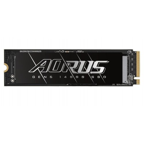 SSD-диск Gigabyte AORUS Gen5 14000 3D NAND TLC 1TB M.2 (2280 PCI-E) NVMe 2.0 (AG514K1TB) купити з перевіркою сумісності: огляд, характеристики, ціна у Києві, Львові, Вінниці, Хмельницькому, Івано-Франківську, Україні | інтернет-магазин TELEMART.UA фото