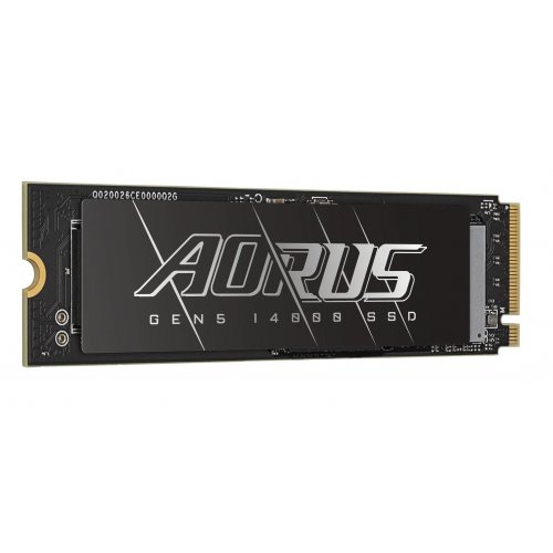 Купить SSD-диск Gigabyte AORUS Gen5 14000 3D NAND TLC 1TB M.2 (2280 PCI-E) NVMe 2.0 (AG514K1TB) с проверкой совместимости: обзор, характеристики, цена в Киеве, Днепре, Одессе, Харькове, Украине | интернет-магазин TELEMART.UA фото