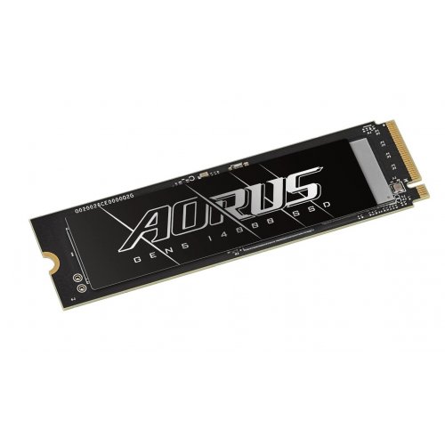 SSD-диск Gigabyte AORUS Gen5 14000 3D NAND TLC 1TB M.2 (2280 PCI-E) NVMe 2.0 (AG514K1TB) купити з перевіркою сумісності: огляд, характеристики, ціна у Києві, Львові, Вінниці, Хмельницькому, Івано-Франківську, Україні | інтернет-магазин TELEMART.UA фото