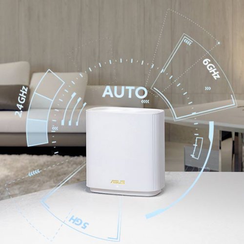 Купити Wi-Fi роутер Asus ZenWiFi ET9 (1-pack) White - ціна в Києві, Львові, Вінниці, Хмельницькому, Франківську, Україні | інтернет-магазин TELEMART.UA фото