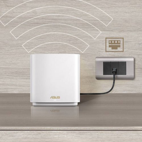 Купити Wi-Fi роутер Asus ZenWiFi ET9 (1-pack) White - ціна в Києві, Львові, Вінниці, Хмельницькому, Франківську, Україні | інтернет-магазин TELEMART.UA фото