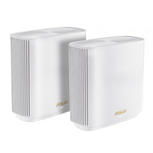 Купити Wi-Fi роутер Asus ZenWiFi ET9 (2-pack) White - ціна в Києві, Львові, Вінниці, Хмельницькому, Франківську, Україні | інтернет-магазин TELEMART.UA фото