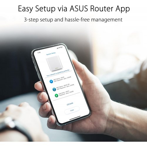 Купити Wi-Fi роутер Asus ZenWiFi ET9 (3-pack) White - ціна в Києві, Львові, Вінниці, Хмельницькому, Франківську, Україні | інтернет-магазин TELEMART.UA фото