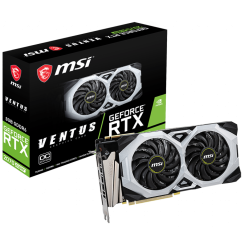 Видеокарта MSI GeForce RTX 2070 SUPER VENTUS OC 8192MB (RTX 2070 SUPER VENTUS OC) (Восстановлено продавцом, 662413)