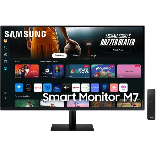 Купити Монітор Samsung 32" S32DM702U Smart (LS32DM702UIXUA) Black - ціна в Києві, Львові, Вінниці, Хмельницькому, Франківську, Україні | інтернет-магазин TELEMART.UA фото