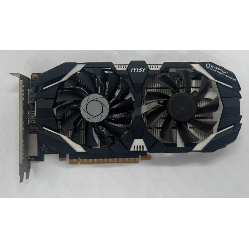 Відеокарта MSI GeForce GTX 1060 Dual OC 3072MB (GTX 1060 3GT OC) (Відновлено продавцем, 662489) купити з перевіркою сумісності: огляд, характеристики, ціна у Києві, Львові, Вінниці, Хмельницькому, Івано-Франківську, Україні | інтернет-магазин TELEMART.UA фото