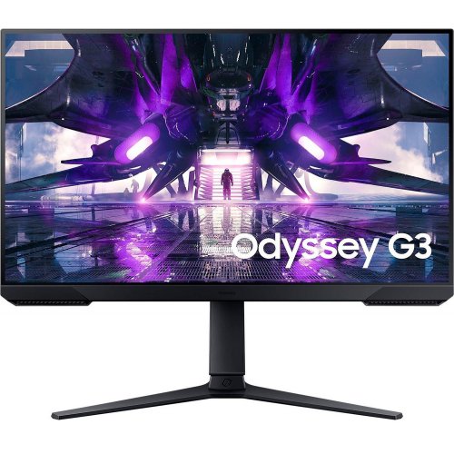 Купить Монитор Samsung 27" Odyssey G3 (LS27AG302NIXCI) Black - цена в Харькове, Киеве, Днепре, Одессе
в интернет-магазине Telemart фото