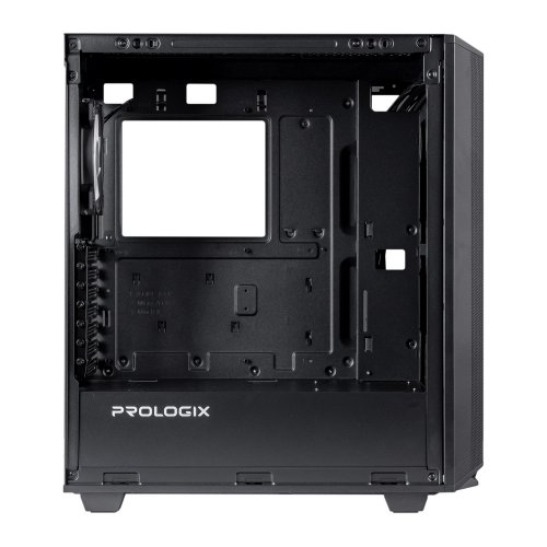 Корпус Prologix E122 Tempered Glass&Mesh без БЖ Black купити з перевіркою сумісності: огляд, характеристики, ціна у Києві, Львові, Вінниці, Хмельницькому, Івано-Франківську, Україні | інтернет-магазин TELEMART.UA фото