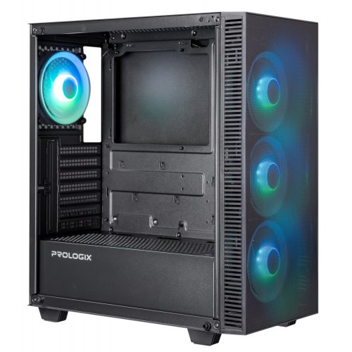 Photo Prologix E123 Tempered Glass&Mesh without PSU Black