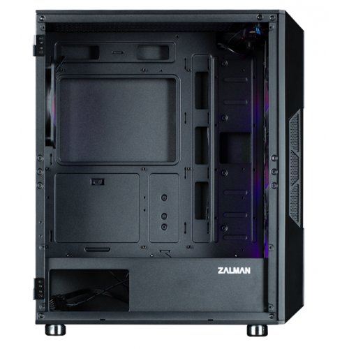 Корпус Zalman I3 Neo ARGB Tempered Glass без БЖ Black купити з перевіркою сумісності: огляд, характеристики, ціна у Києві, Львові, Вінниці, Хмельницькому, Івано-Франківську, Україні | інтернет-магазин TELEMART.UA фото