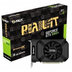 Видеокарта Palit GeForce GTX 1050 Ti StormX 4096MB (NE5105T018G1-1070F) (Восстановлено продавцом, 662803)