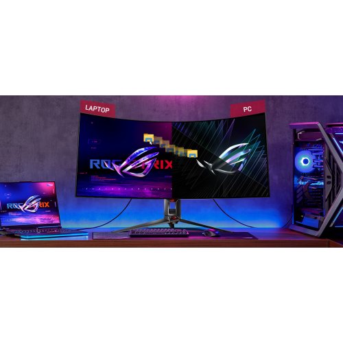 Купить Монитор Asus 39" ROG Swift OLED PG39WCDM (90LM09R0-B01170) Black - цена в Харькове, Киеве, Днепре, Одессе
в интернет-магазине Telemart фото