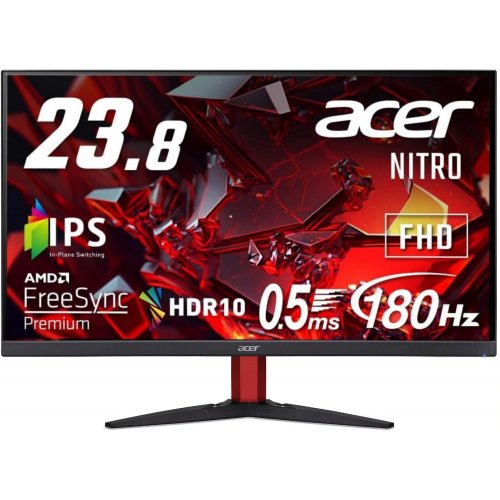 Купити Монітор Acer 23.8" KG242YM3bmiipx (UM.QX2EE.301) Black - ціна в Києві, Львові, Вінниці, Хмельницькому, Франківську, Україні | інтернет-магазин TELEMART.UA фото