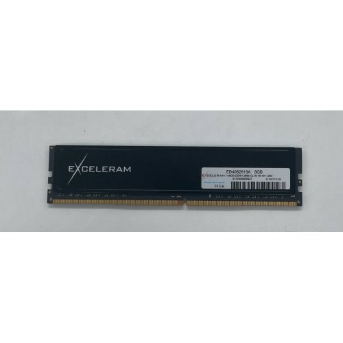 Купить Озу Exceleram DDR4 8GB 2666 Mhz (ED4082619A) (Восстановлено продавцом, 662939) с проверкой совместимости: обзор, характеристики, цена в Киеве, Днепре, Одессе, Харькове, Украине | интернет-магазин TELEMART.UA фото