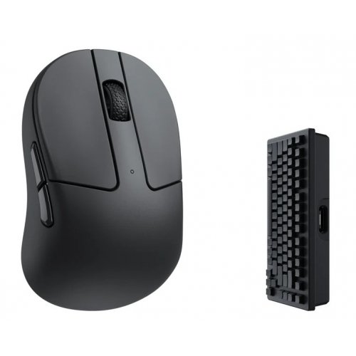 Купити Миша Keychron M4 4K Wireless (M4A4_KEYCHRON) Black - ціна в Києві, Львові, Вінниці, Хмельницькому, Франківську, Україні | інтернет-магазин TELEMART.UA фото