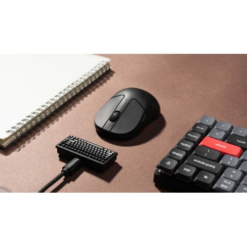 Купити Миша Keychron M4 4K Wireless (M4A4_KEYCHRON) Black - ціна в Києві, Львові, Вінниці, Хмельницькому, Франківську, Україні | інтернет-магазин TELEMART.UA фото