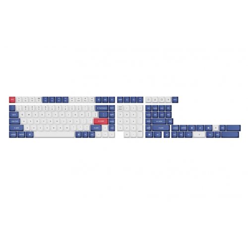 Купити Змінні клавіші для клавіатури Keychron Double Shot PBT OSA Full Set Keycap Set 141pcs (PBT53_KEYCHRON) Blue/White - ціна в Києві, Львові, Вінниці, Хмельницькому, Франківську, Україні | інтернет-магазин TELEMART.UA фото