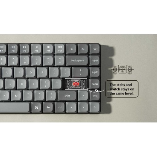 Купить Клавиатура Keychron K3 Max 84 Key Gateron MX 2.0 Blue (K3MA2_KEYCHRON) Black - цена в Харькове, Киеве, Днепре, Одессе
в интернет-магазине Telemart фото