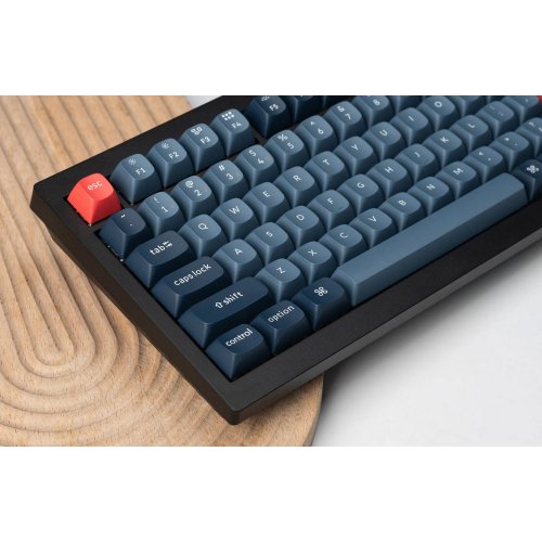 Купити Клавіатура Keychron V1 Max 84 Key RGB Hot-Swap Gateron Jupiter Banana Knob (V1MD4_KEYCHRON) Carbon Black - ціна в Києві, Львові, Вінниці, Хмельницькому, Франківську, Україні | інтернет-магазин TELEMART.UA фото