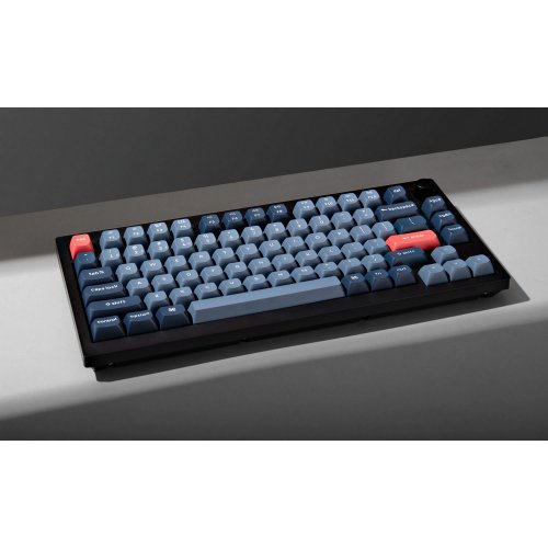 Купить Клавиатура Keychron V1 Max 84 Key RGB Hot-Swap Gateron Jupiter Red Knob (V1MD1_KEYCHRON) Carbon Black - цена в Харькове, Киеве, Днепре, Одессе
в интернет-магазине Telemart фото