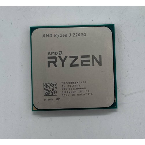 Купить Процессор AMD Ryzen 3 2200G 3.5(3.7)GHz sAM4 Tray (YD2200C5M4MFB) (Восстановлено продавцом, 663851) с проверкой совместимости: обзор, характеристики, цена в Киеве, Днепре, Одессе, Харькове, Украине | интернет-магазин TELEMART.UA фото