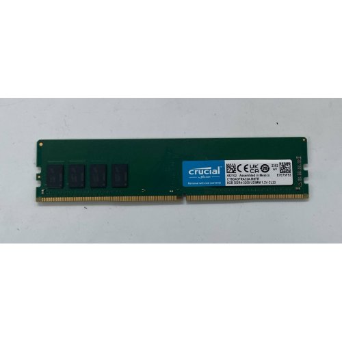 Озп Crucial DDR4 8GB 3200Mhz (CT8G4DFRA32A) (Відновлено продавцем, 663884) купити з перевіркою сумісності: огляд, характеристики, ціна у Києві, Львові, Вінниці, Хмельницькому, Івано-Франківську, Україні | інтернет-магазин TELEMART.UA фото