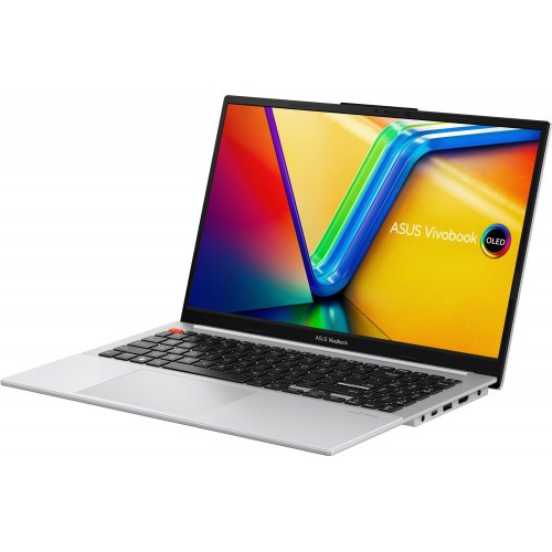 Купить Ноутбук Asus Vivobook S 15 OLED K5504VA-MA383 (90NB0ZK3-M00ND0) Cool Silver - цена в Харькове, Киеве, Днепре, Одессе
в интернет-магазине Telemart фото