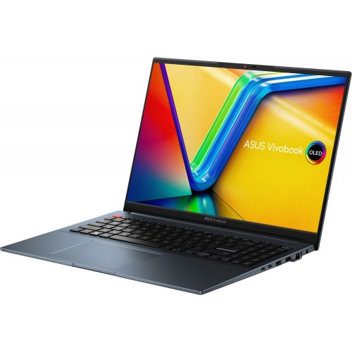 Купити Ноутбук Asus Vivobook Pro 16 OLED K6602VV-MX081 (90NB1141-M003B0) Quiet Blue - ціна в Києві, Львові, Вінниці, Хмельницькому, Франківську, Україні | інтернет-магазин TELEMART.UA фото